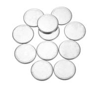 QUARKZMAN 20Pcs Disques en Acier Inoxydable, 24mm de Diamètre, 3mm d'Épaisseur en Acier Inoxydable 304 Feuille Ronde Plate Ronde pour l'Estampage du Métal et la Fabrication de Bijoux
