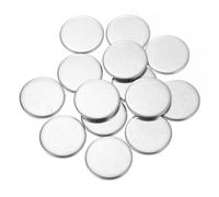 QUARKZMAN 20Pcs Disques en Acier Inoxydable, 28mm de Diamètre, 2.5mm d'Épaisseur en Acier Inoxydable 304 Feuille Ronde Plate Ronde pour l'Estampage du Métal et la Fabrication de Bijoux
