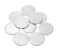 QUARKZMAN 20Pcs Disques en Acier Inoxydable, 40mm de Diamètre, 2.5mm d'Épaisseur en Acier Inoxydable 304 Feuille Ronde Plate Ronde pour l'Estampage du Métal et la Fabrication de Bijoux