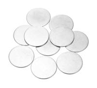 QUARKZMAN 20Pcs Disques en Acier Inoxydable, 40mm de Diamètre, 2mm d'Épaisseur en Acier Inoxydable 304 Feuille Ronde Plate Ronde pour l'Estampage du Métal et la Fabrication de Bijoux
