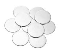 QUARKZMAN 20Pcs Disques en Acier Inoxydable, 42mm de Diamètre, 2mm d'Épaisseur en Acier Inoxydable 304 Feuille Ronde Plate Ronde pour l'Estampage du Métal et la Fabrication de Bijoux