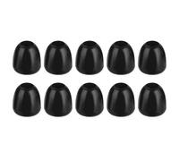 QUARKZMAN 20Pcs Embouts de Bouchon de Cloche en Plastique Sac à Dos Noir | Embouts de Verrouillage de Cordon, Capuchon d'Extrémité de Bascule, Fixations de Corde, pour Vêtements