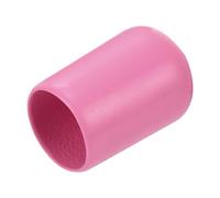 QUARKZMAN 20Pcs Embouts en Caoutchouc 9mm (3/8 Pouce) ID Vinyle PVC Embout de Boulon Rond Capuchon de Protection de Vis de Couverture de Filetage Rose