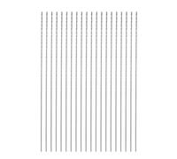 QUARKZMAN 20pcs Foret Hélicoïdal Extra Longue Perceuse Mèches, 0,5mm HSS Perceuse Mèche avec Haute-Vitesse Acier Droit Tige 60mm Longueur pour Métal Boiserie Plastique Aluminium Alliage