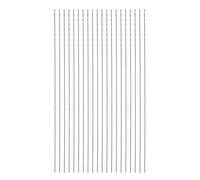 QUARKZMAN 20pcs Foret Hélicoïdal Extra Longue Perceuse Mèches, 0,5mm HSS Perceuse Mèche avec Haute-Vitesse Acier Droit Tige 100mm Longueur pour Métal Boiserie Plastique Aluminium Alliage