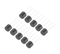 QUARKZMAN 20Pcs Fusible Micro Lent à Soufflage Lent Cylindrique DIP Monté pour Pièces Électroniques Réparation de PCB LCD, T8A 8A 250V, Noir