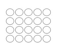 QUARKZMAN 20pcs Joints Toriques En Caoutchouc Nitrile 26mm DE 24mm DI 1mm Epaisseur Metrique Buna-N NBR Joint D'etancheite Plomberie Reparation O-Rings Pour Car Auto Vehicle Repair