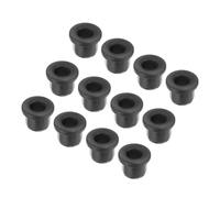 QUARKZMAN 20Pcs Passe Fils en Caoutchouc en Forme de T Diamètre de Montage 12.5mm, ID 8mm, Hauteur 12.5mm Noir Protection d'Étanchéité Passe-Câbles Flexibles pour Tuyau de Câble