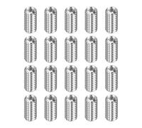 QUARKZMAN 20Pcs Raccord De Filetage M6 x 1 Male Vers M4 x 0.7 Female Longueur 12mm Ecrous De Reduction En Acier Inoxydable Douilles Auto-Taraudeuses Reducteur Filete Fixations Industrielles
