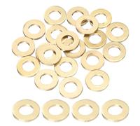 QUARKZMAN 20Pcs Rondelles Plates M6 En Laiton, 12mm DI x 6mm DE x 1.5mm Epaisseur Rondelles D'Etancheite Metalliques, Joint D'Etancheite Metrique Pour Vis Boulons Ecrous