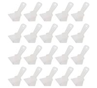 QUARKZMAN 20Pcs Spatule d'Angle Intérieur 17x10.5cm Outil d'Angle en Plastique pour Enduit de Lissage et Papier Peint, Blanc