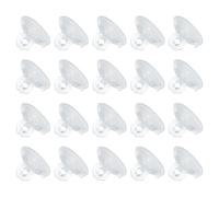 QUARKZMAN 20Pcs Ventouses pour Aquarium, Porte-Tubes pour Tuyaux d'air de 5mm, Pinces Ventouses Porte-Tubes pour Tuyaux d'air ID pour Aquarium, Transparent