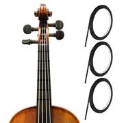 QUARKZMAN 216 Ft 3 Rouleaux Bandes De Touche Violin 3mm Noir Adhésif PET Guide Doigts Violoncelle Autocollants Bande Touche Pour Various Orchestra Instruments Positions Notes Touche