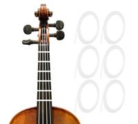 QUARKZMAN 216 Ft 6 Rouleaux Rubans Violon Touche 3mm Blanc Adhésif PET Cello Guide Doigts Autocollants Ruban Touche Pour Various Orchestra Instruments Positions Notes Touche