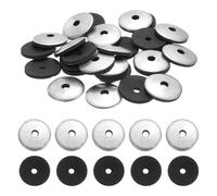 QUARKZMAN 220Pack Rondelles D'Étanchéité En Acier Au Carbone Avec Joint EPDM, #10 x 1" Rondelles De Coussin En Néoprène Pour Vis Boulons Machines (M4.8x25mm)