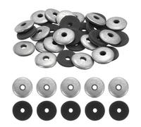 QUARKZMAN 220Pack Rondelles D'Étanchéité En Acier Au Carbone Avec Joint EPDM, #10 x 3/4" Rondelle De Coussin En Néoprène Pour Vis Boulons Machines (M4.8x19mm)