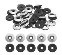 QUARKZMAN 220Pack Rondelles D'Étanchéité En Acier Au Carbone Avec Joint EPDM, #10 x 9/16" Rondelle De Coussin En Néoprène Pour Vis Boulons Machines (M4.8x14mm)