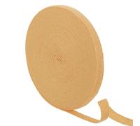 QUARKZMAN 23 Verges De Ruban De Coton Sergé, Biais De 1/2 Pouce À Motif Chevron pour Couture De Vêtements, Bricolage Et Loisirs Créatifs (Brun Clair)