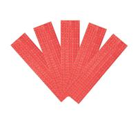 QUARKZMAN 2360 Autocollants de Carreaux de Mosaïque Miniatures Auto-Adhésifs de 5 x 5 mm en Miroir Carrés en Verre pour la Fabrication de Décorations Artisanales de Boule Disco, Rouge
