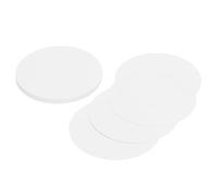 QUARKZMAN 24 Pcs Cercles En Carton, 12.5cm Ronds Découpés En Papier Carton Epais Pour Fournitures De Bricolage, Projets DIY, Ornementation De Tableau D'affichage, Blanc