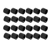 QUARKZMAN 24Pcs Capuchons De Pied De Chaise, 22mm Dia. Capuchons À Base Ronde, Capuchons Glissants en Plastique pour Pieds De Chaise en Métal, Patins Anti-Dérapants pour Meubles sur Parquets