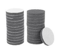 QUARKZMAN 24pcs Disques À Récurer 1200 Grains 3 Pouces Brosse À Percussion Pour Disque Conditionnement Surface À crochet Disque Ponçage Éponges À Récurer Pour Cuisine Gris Clair