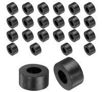 QUARKZMAN 24pcs Rondelles en Caoutchouc Anti-Vibration Épaises, Entretoise Plate Amortisseur pour Connexions Électriques Réparations Automobiles Appareils, 20mm OD x 10mm ID x 10mm Hauteur