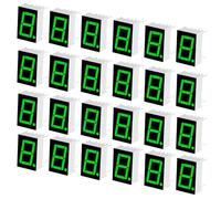 QUARKZMAN 24Pcs Tube LED 5161AGG Cathode Commune 10 Broches 1 Bit 3.3V | Afficheur Numérique 7 Segments, Module Afficheur LED Segments, pour Carte Electronique Conducteur Panneau Minuterie