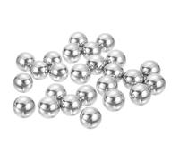 QUARKZMAN 25 Pièces Bille Acier, Diamètre 12.7mm G10 Billes de Précision en Acier Inoxydable 440C, Kit D'Assortiment de Roulement pour Roues de Bicyclette Patin Tiroir
