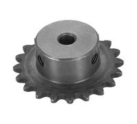 QUARKZMAN #25 Pignon De Chaine A Rouleaux Alésage 6mm Diamètre Extérieur 43.5mm, 20 Dents Acier Au Carbone C45 Trou Rond Sans Finition De Surface Pour Chaine ISO 04C