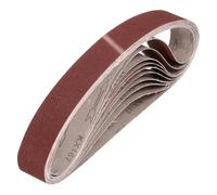 QUARKZMAN 25mm x 1067mm Bandes Abrasives, 12 Pcs 120 Grains Bande Abrasive en Oxyde d'Aluminium pour Travail du Bois, Polissage Métallique, Affûteuse de Couteaux