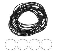 QUARKZMAN 25Pcs AS-042 Joints Toriques, Joints Toriques En Caoutchouc Nitrile 3-1/4" ID, 3-3/8" OD, 1/16" Epaisseur Joint D'Étanchéité Rond Pour D'Étanchéité Plomberie (70 Duromètre, Noir)