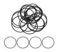 QUARKZMAN 25Pcs AS-147 O-rings, Joints Toriques Caoutchouc Nitrile 2-11/16" ID, 2-7/8" OD, 3/32" Largeur Joint D'étanchéité Rond Pour Automotive Plumbing Sealing Repair (70 Duromètre, Noir)