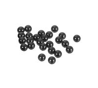 QUARKZMAN 25pcs Billes de Roulement en Céramique, 5/64" Billes de Précision G10 en Nitrure de Silicium Si3N4 pour Aérospatiale Automobile Machines Robotique Bricolage Roues de Vélo, Noir