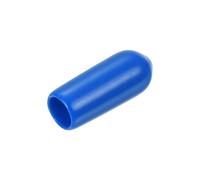 QUARKZMAN 25Pcs Embouts en Caoutchouc 5mm ID Couvercle d'Embout Rond en Vinyle, Protecteur de Filetage de Vis, Bleu