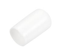 QUARKZMAN 25Pcs Embouts en Caoutchouc de 11mm de Diamètre Intérieur, Couvercle d'Extrémité Rond en Vinyle, Protecteurs de Filetage de Vis Blancs
