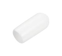 QUARKZMAN 25Pcs Embouts en Caoutchouc de 6 mm de Diamètre Intérieur, Couvercle d'Extrémité Rond en Vinyle, Protecteurs de Filetage de Vis Blancs