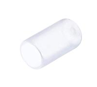 QUARKZMAN 25Pcs Embouts en Caoutchouc de 9mm de Diamètre Intérieur en PVC Vinyle, Embouts Ronds de Protection pour Vis et Filetages, Transparents