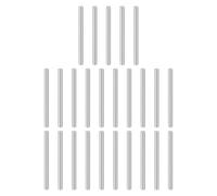 QUARKZMAN 25pcs Goujons Cylindriques, M4 x 60mm 304 Acier Inoxydable Éléments De Fixation Pour Étagères Supports À Broches Pour Meubles En Bois DIY Installation Métalliques, Argent