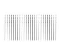 QUARKZMAN 25pcs Micro Forets Hélicoïdaux #76 0.5mm / 0.0197" En Acier Rapide HSS Mini Outil De Perçage Pour Acier Inoxydable Aluminium Bois Plastique