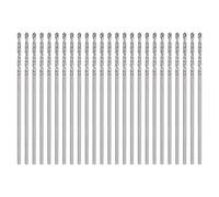 QUARKZMAN 25pcs Micro Forets Hélicoïdaux Jobber #64 0.9mm / 0.035" En Acier Rapide HSS Mini Outil De Perçage Pour Acier Inoxydable Aluminium Bois Plastique