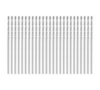 QUARKZMAN 25pcs Micro Mèches À Bois Twist Drill Bits #66 0.8mm / 0.032" Haut Acier Rapide HSS Mini Outil De Perçage Pour Stainless Steel Aluminum Wood Plastic