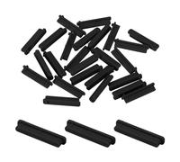QUARKZMAN 25pcs SD Port Conduit Couvercles Bouchons Silicone Bouchons Protecteur pour Ordinateur Portable Appareil Photo Femelle SD Prise, Noir