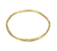 QUARKZMAN 26 Gauge Fil de Laiton 0.4mm pour Loisirs Créatifs 9.15 Mètre de Long Rond Flexible et Malléable pour Bijoutier, pour la Création de Bijoux, le Modélisme et la Décoration
