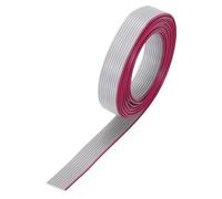 QUARKZMAN 26AWG IDC Fil Plat Câble Ruban 2m/6.6ft Longueur 1.27mm Pas 10 Broches Gris pour JTAG/ISP Connexion