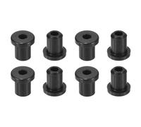 QUARKZMAN 26Pcs Embouts en Caoutchouc 3/16" (5mm) Trou de Perçage, 1/8" (3mm) Trou d'ID Bouchon de Trou de Chapeau Supérieur en Caoutchouc de Silicone Noir Joint d'Étanchéité