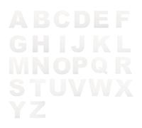 QUARKZMAN 26Pièces Pochoirs de Gâteau avec Lettres de l'Alphabet A-Z de 6 Pouces pour la Décoration de Gâteaux D'Anniversaire, de Mariage et Les Loisirs Créatifs