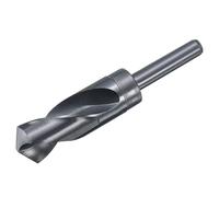 QUARKZMAN 28.5mm 1/2" Foret Hélicoïdal, Tige Réduite 9341 Acier Rapide HSS Twist Nitrure Noir 135°, Mèche à Creuser pour Métal Dur Acier Alliage Aluminium Bois Plastique à Haute Dureté