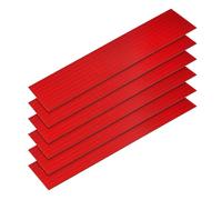 QUARKZMAN 2880 Pièces Autocollants de Carreaux de Mosaïque Miroir Auto-Adhésifs, 5 x 5 mm Mini Carreaux de Mosaïque en Acrylique Carrés pour Boule Disco Diy Décorations Artisanales, Rouge