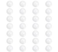 QUARKZMAN 28Pcs Billes en Céramique de 3,175 mm (1/8") de Diamètre en Oxyde de Zirconium ZrO2, Billes Solides de Précision G10, Blanches